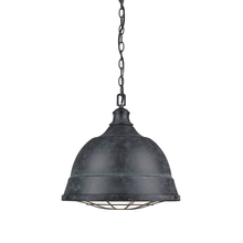  7312-L BP - Bartlett 2 Light Pendant in Black Patina